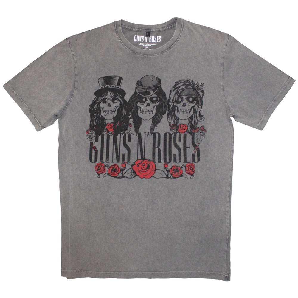 GUNS N ROSES ガンズアンドローゼズ (結成 40周年 ) - Hell Group / Stone Wash / Tシャツ / メンズ - PGS